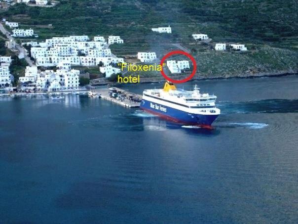 Hotel Filoxenia Aegiali Bagian luar foto