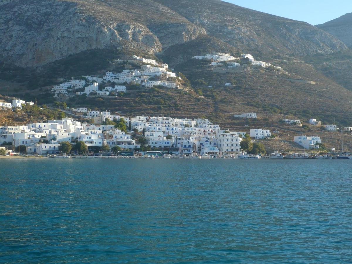 Hotel Filoxenia Aegiali Bagian luar foto