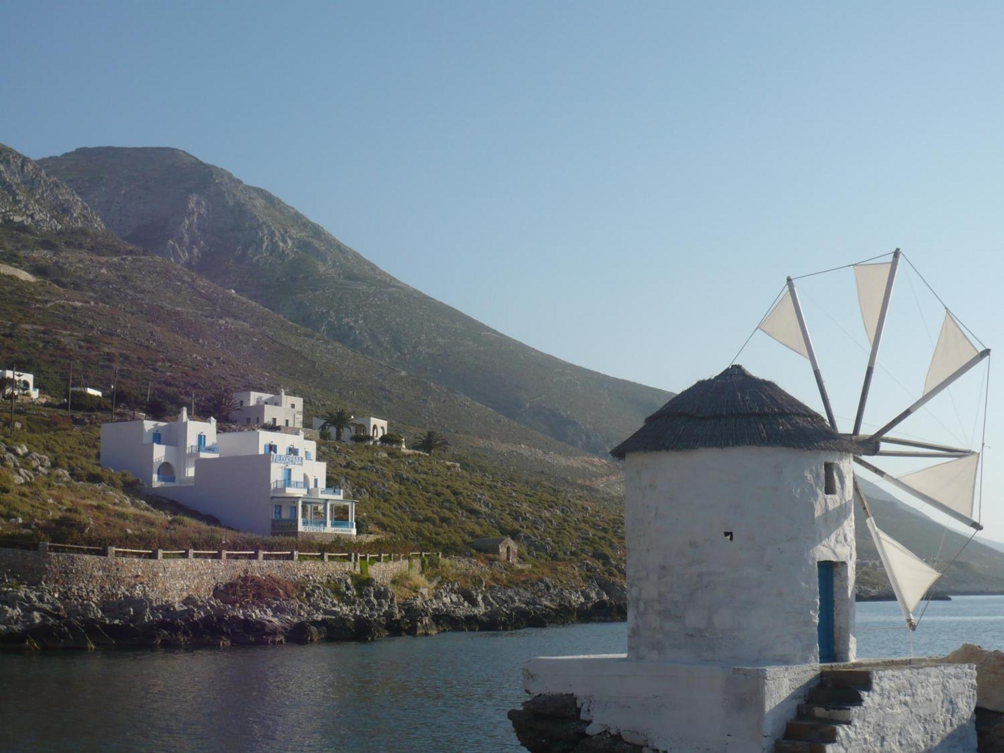 Hotel Filoxenia Aegiali Bagian luar foto